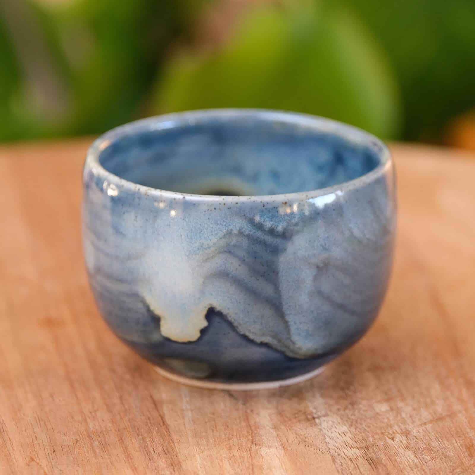 Honey Flux over Celadon Glaze Bowls – By Chloe Steenvoorden